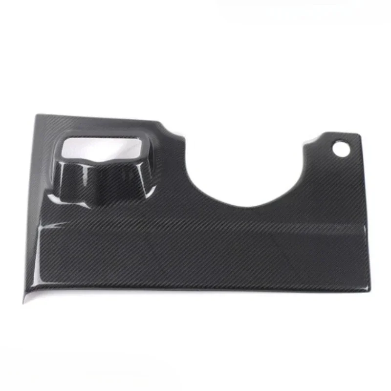 For Mercedes-Benz G500 Real Dry Carbon Fiber Center Console Headlight Switch Cover Panel Trim Interior Mouldings Accessories
