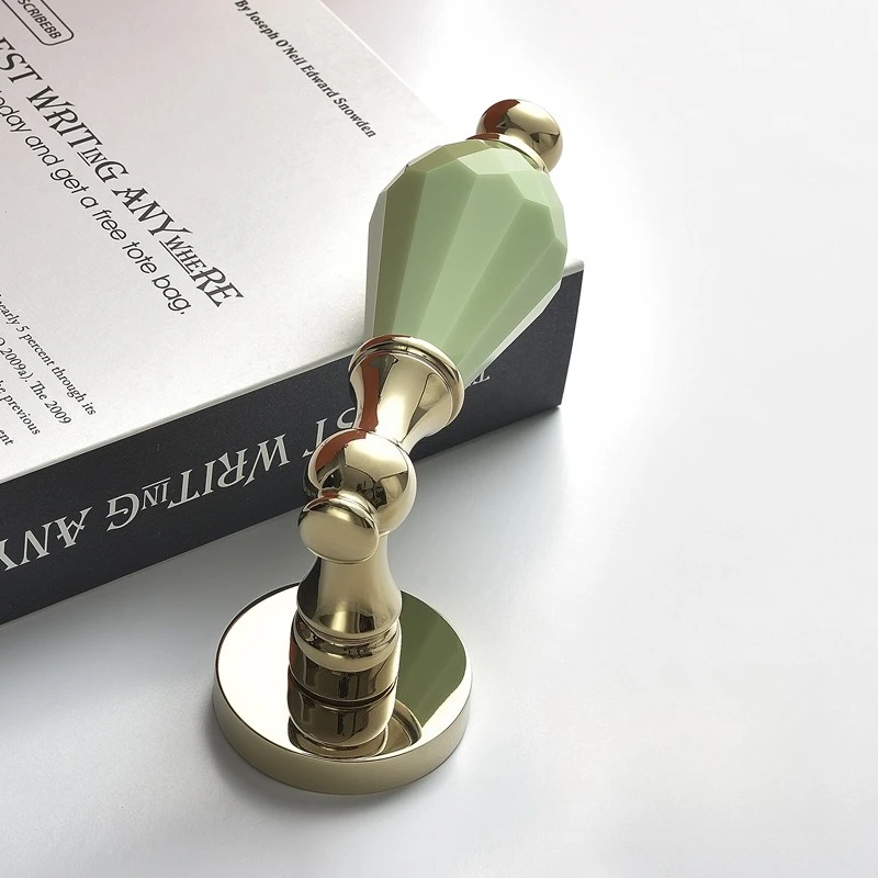 

European zinc alloy crystal room door, , bedroom , entrance , anti-theft hardware with all-copper handle