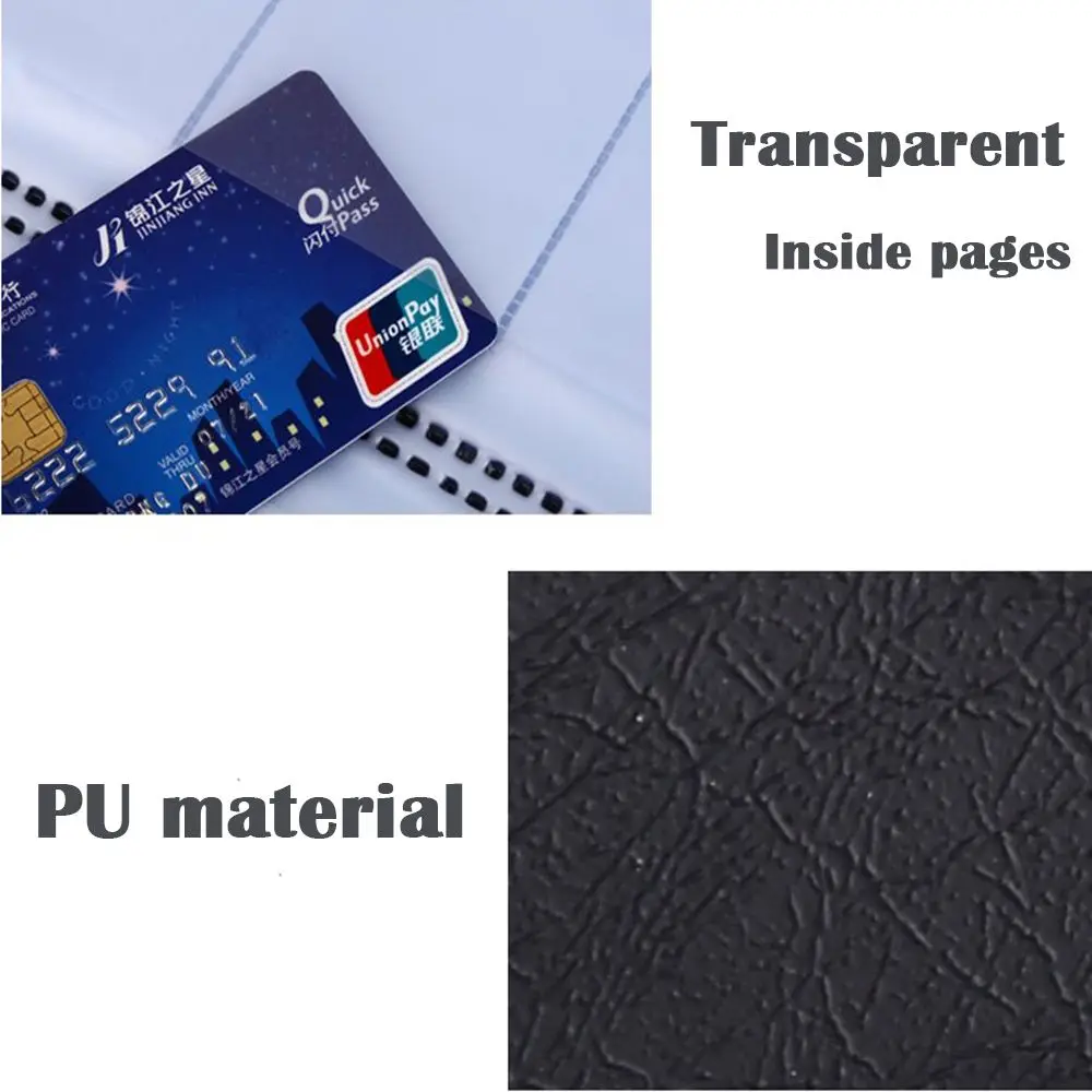 Simple ID Card Bank Cards Large Capacity Water-proof Leather Card Bits Business Cards Organizer Card Holder Storage Bag