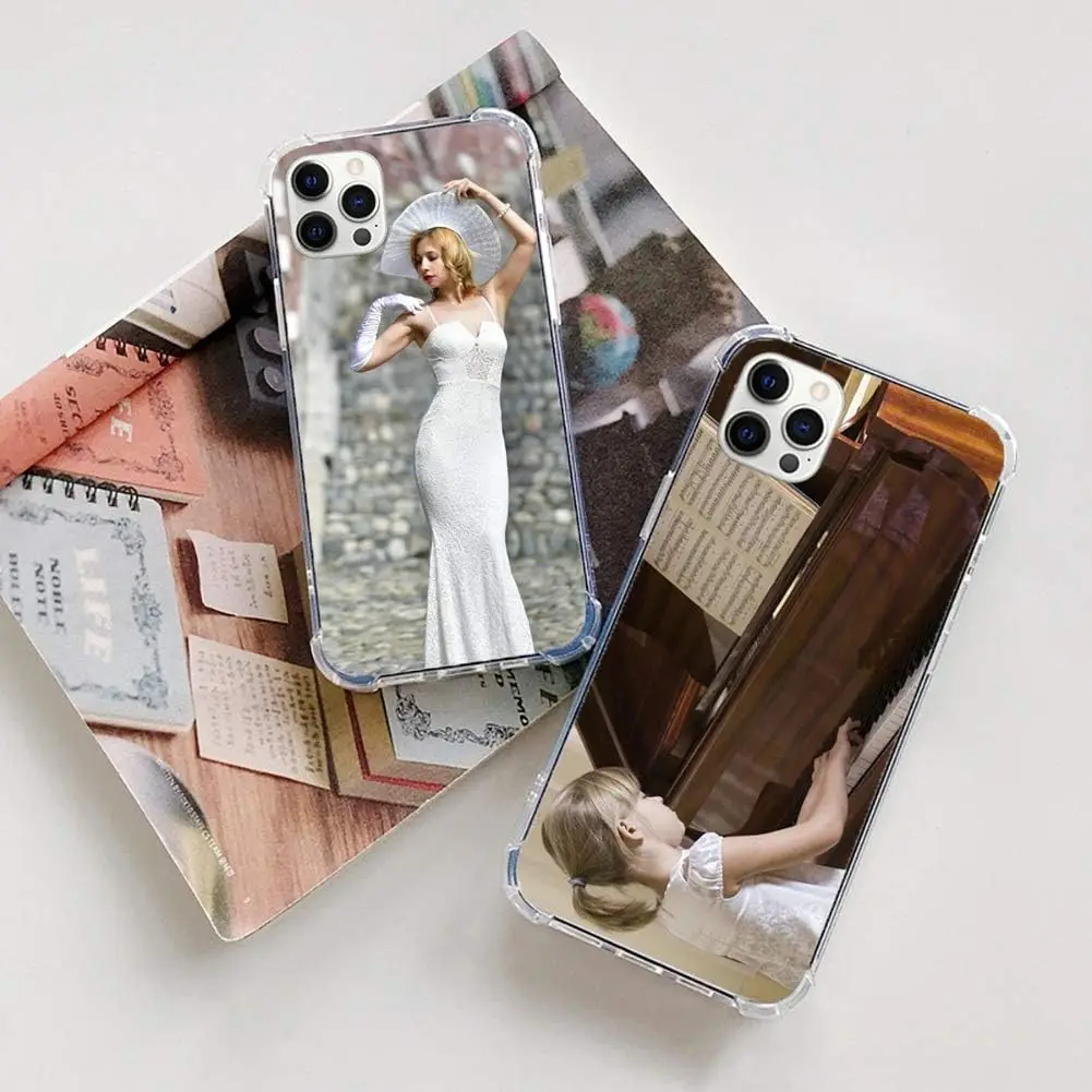 Capa de Celular Personalizada com Foto para Modelos iPhone 17-11, Design Protetor Transparente em TPU Anti-Risco e Resistente a Choques
