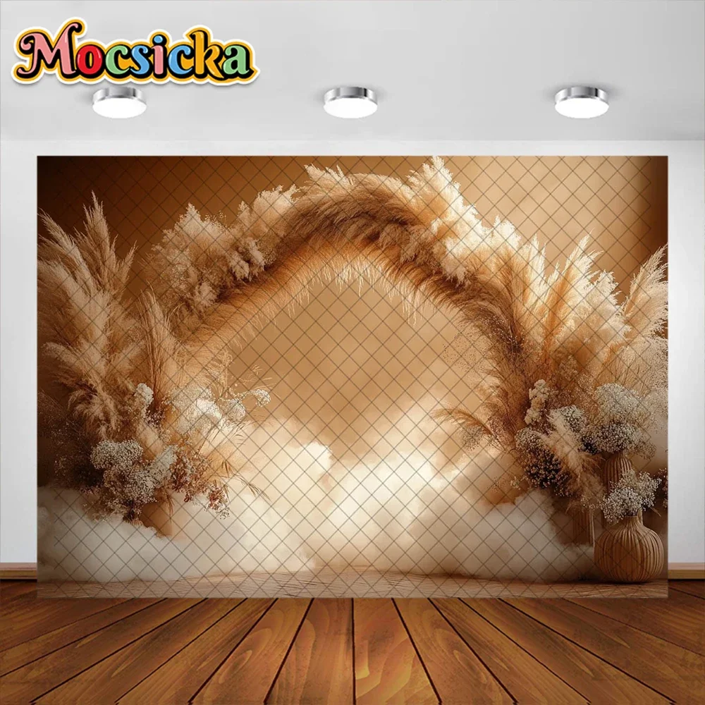 Mocsicka Photography Background Boho Couple Wedding Decoration Supplies Newborn Baby Portrait Photo Backdrops Studio Props
