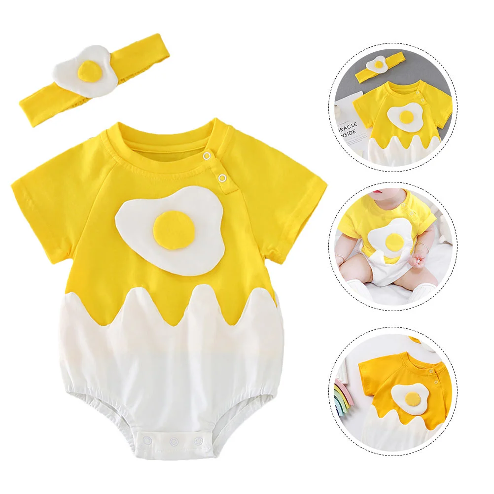 Jumpsuits Romper Newborn Men and Women Corset Cotton Boy One-piece Outfit Short Sleeve