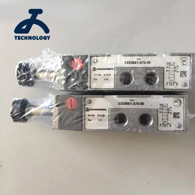 

New Original Norgren solenoid valve SXE9561-A70-00 SXE9561-A71-00 SXE9561-A75-00 SXE9561-A76-00 SXE9561-A80-00 SXE9561-A81-00