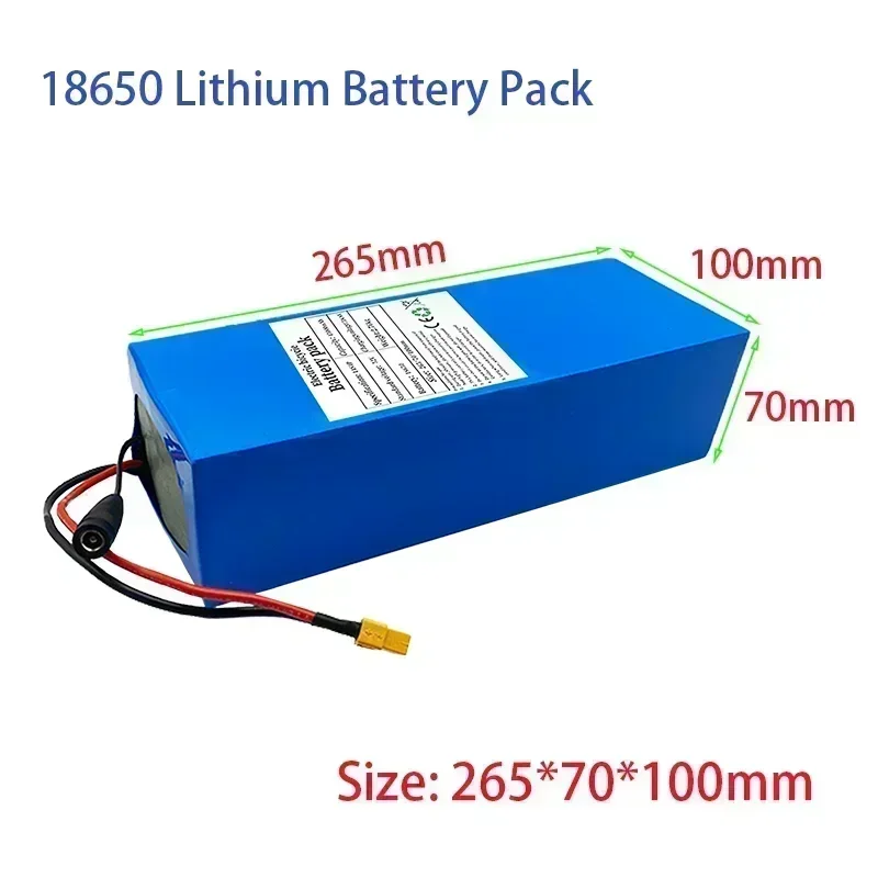 NEW 52V 14S4P 45000mah 18650 2000W Lithium Battery for Balance Car, Bike, Scooter, Tricycle (with Bms 58.8V Charger)