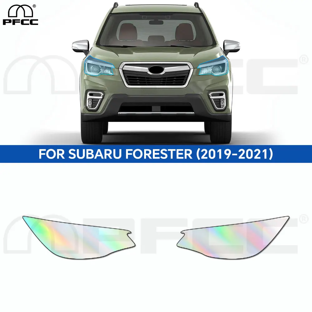 

Предварительно вырезанная защитная пленка для фар автомобиля Subaru Forester 2019 2020 2021, прозрачная наклейка заднего вида PPF, аксессуары