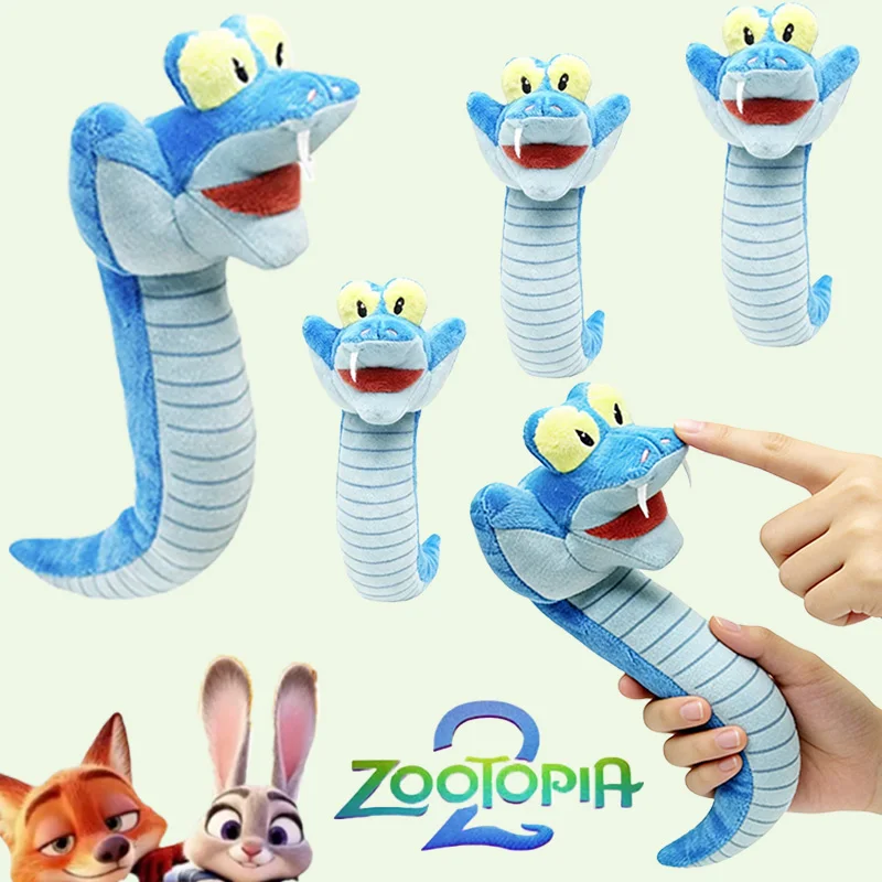 디즈니 주토피아 2 게리 스네이크 봉제 인형+폭스 닉 와일드 토끼 주디 홉스 인형 부드러운 봉제 동물 크리스마스 주변 선물