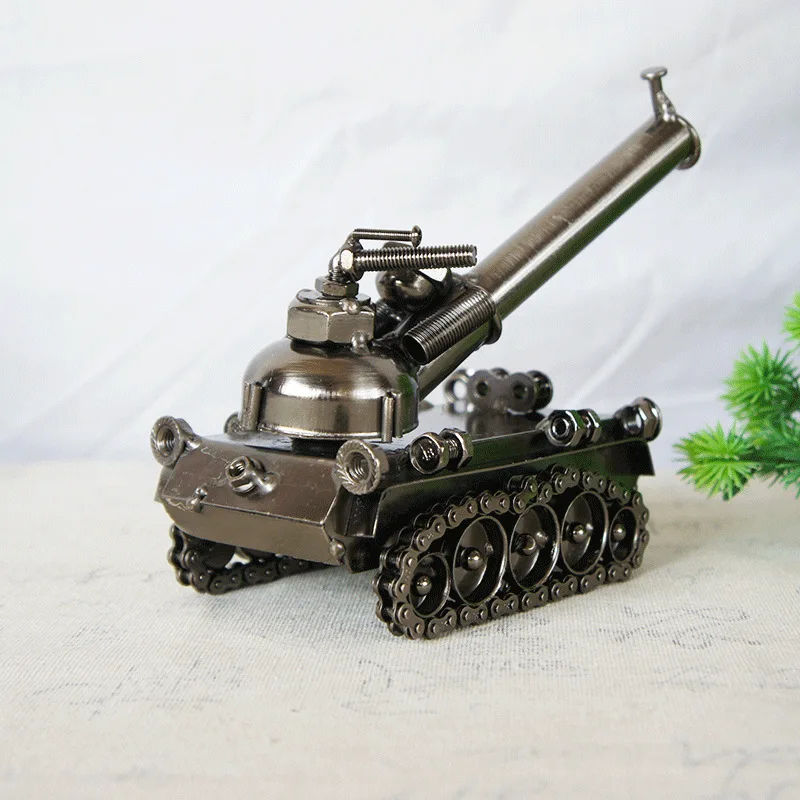完成した金属製の装飾品,戦車の手工芸品,家やオフィスの装飾,レトロな装飾品,軍事モデル,選択を送る