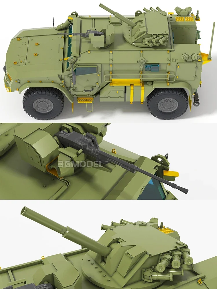 Typhoon -VDV Assembly Model Kit, almofariz automotora, 35028, K-4386, 2S41, 82mm, 1/35