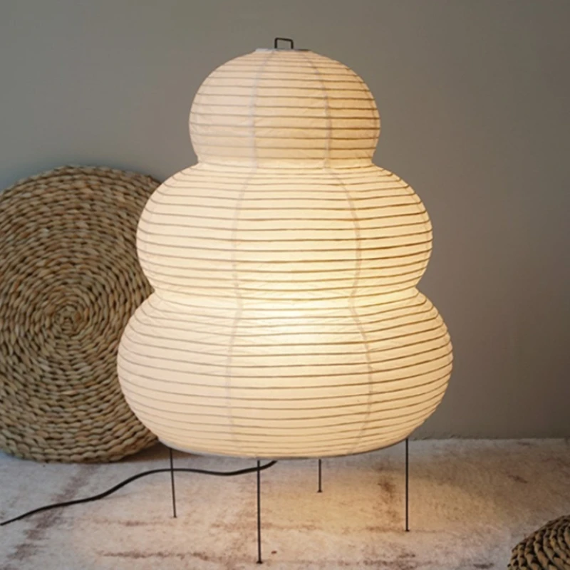 

Nordic Simplicity Style Paper Floor Lamps for Courtyard Corridor Household Decoration Pottery Jar Concealed Mounted Floor Lights