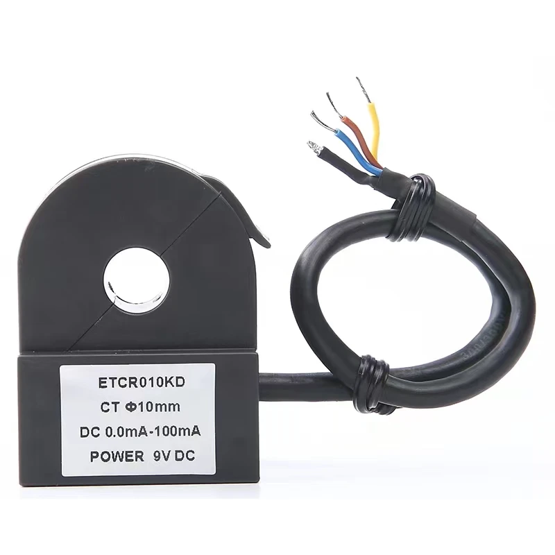 Rachou o tipo Sensor de Corrente 0100ma do Escapamento da C.c. da Precisão Alta Aplicado no Multímetro do Registador de Dados do Osciloscópio Etcr010kd
