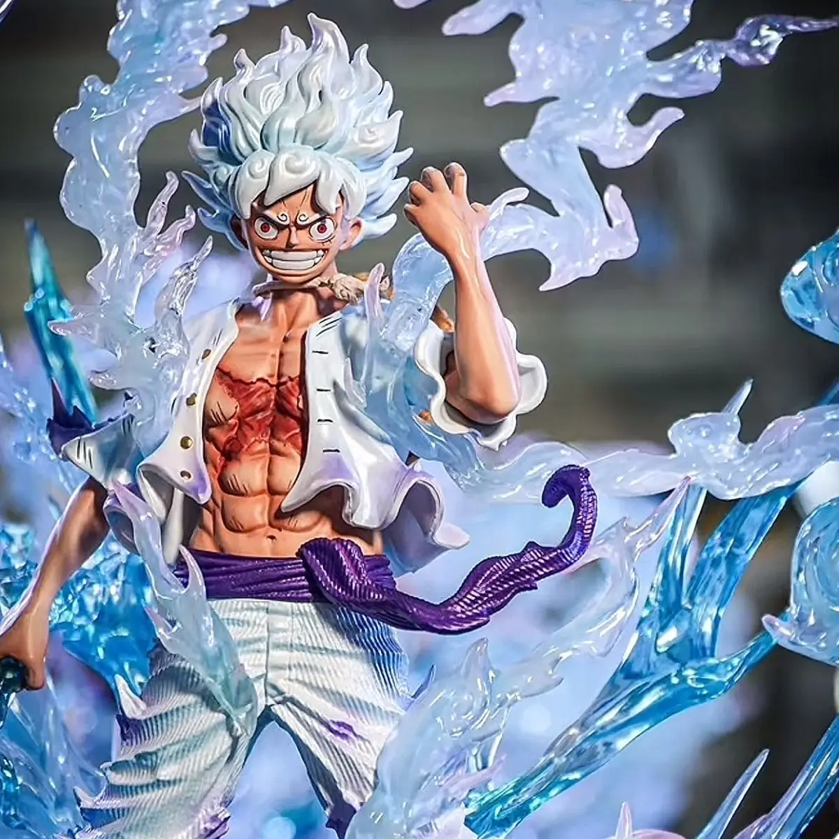 30cm JT One Piece Luffy Anime Figure Nika Luffy Force Max Statue Model Action Figurine PVC Desk Decor Figma Collection Toy Gifts - view 3