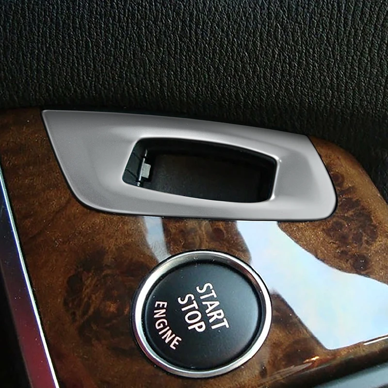 Stainless Steel Keyhole Panel Decoration Cover Trim For BMW X5 X6 E70 E71 LHD Car Styling Interior Accessories