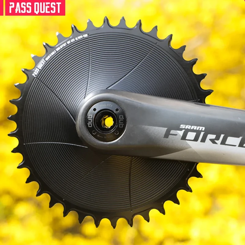 

PASS QUEST 8Nails ( 3mm offset) AXS GRAVEL/ROAD XX SL Narrow Wide Chainring 28-42T Only supports AXS 12 speed chains