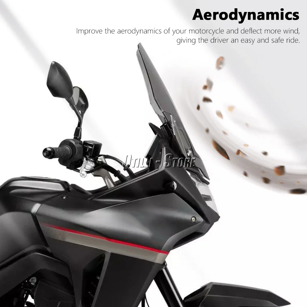 لهوندا XL750 Transalp 2023 2024 اكسسوارات الدراجات النارية جديد الزجاج الأمامي حاجز الرياح واقي للشاشة