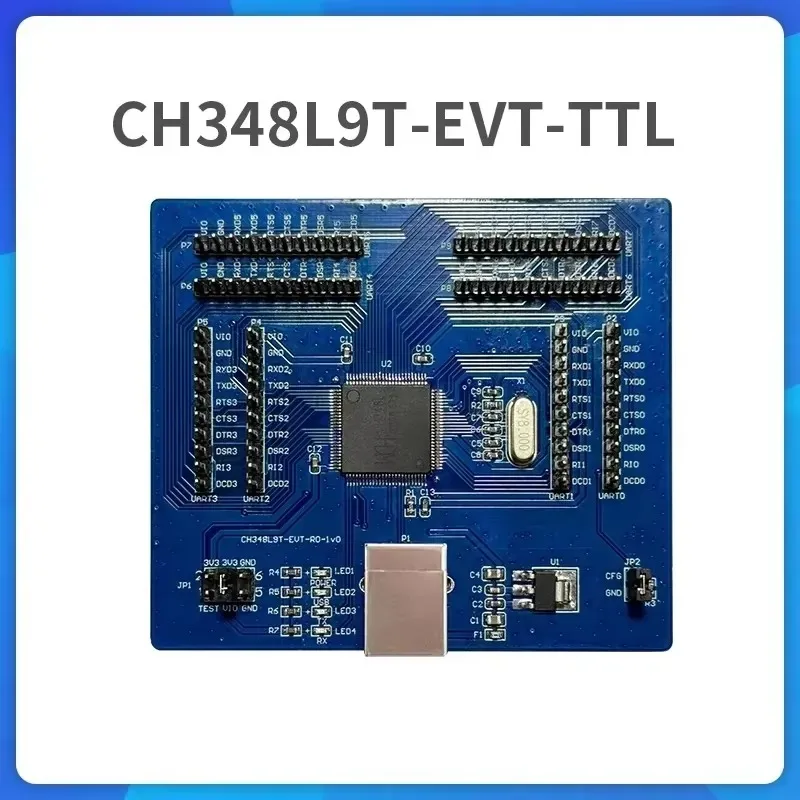 WCH CH348L USB TO 8-Channel TTL Level Serial Converter Module