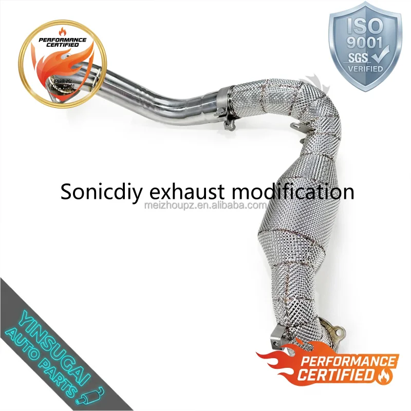 High Performance Downpipe Exhaust for Mercedes Benz A260 2.0T Exhaust System Performance Upgrade Parts