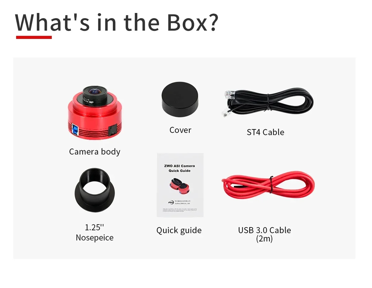 Low Readout Noise ASI715MC Astronomical Camera, Ultra High Sensitivity for Deep‑Sky Shooting