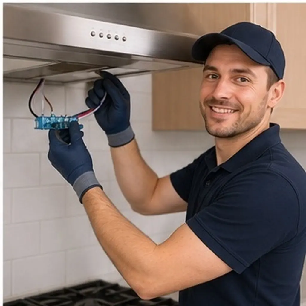 Range Hood Switch 5-Button Control Panel Universal Replacement Switch Board Kitchen Range Hood Repair Accessory