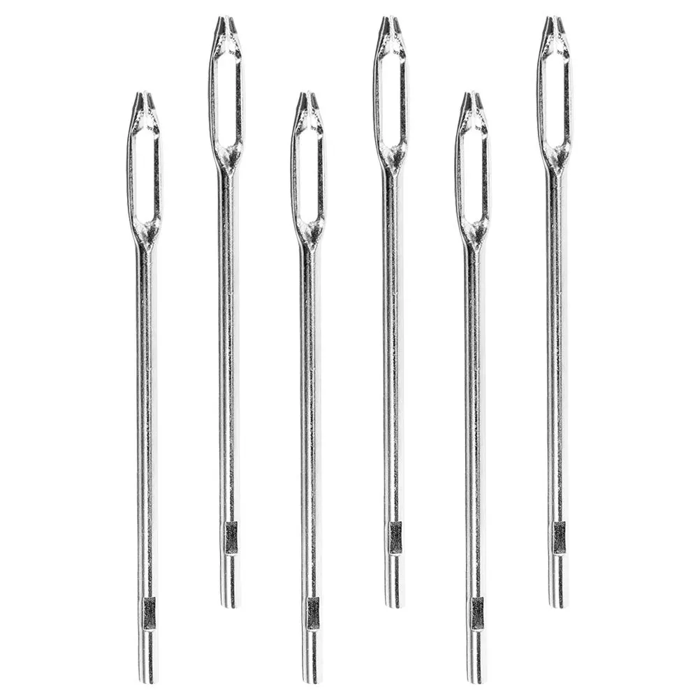 

6pcs Tire Repair Needles Split Eye Replacement For Car Motorcycle Tubeless Tires Puncture Auto Maintenance Tool