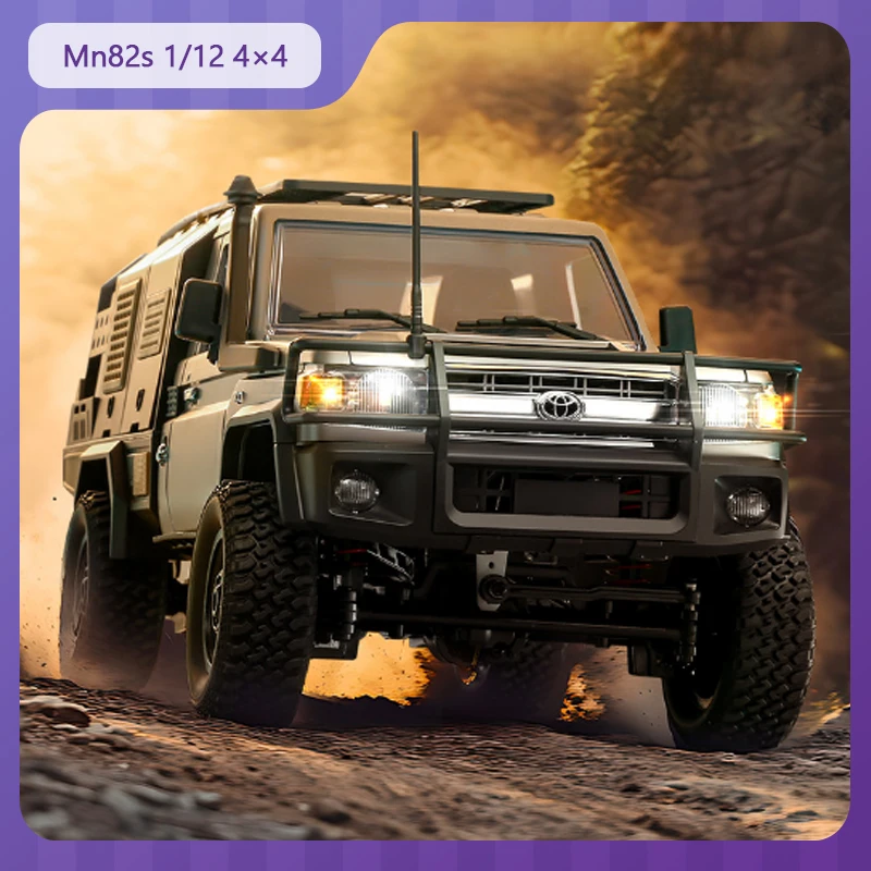 

Mn82s 1/12 4WD Rc Car Vacuum Wheel Hub Off Road Climbing Vehicle Full Scale Rc Remote Controlled Car Model Children'S Toy