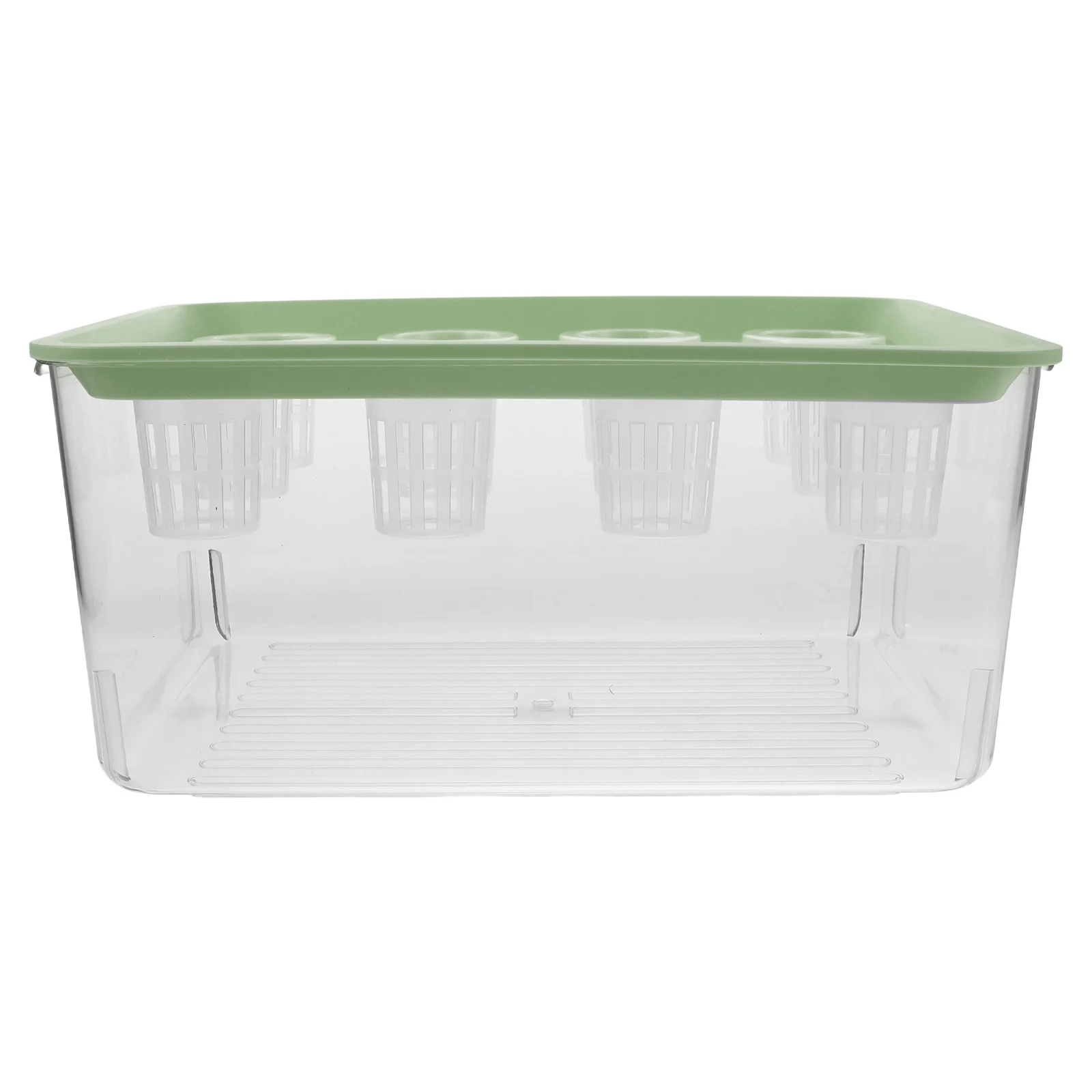 

Ecological Goldfish Tank With Hydroponic Planter Lid Self-Sustaining Aquaponics System For Indoor Herb Garden Mini Aquarium