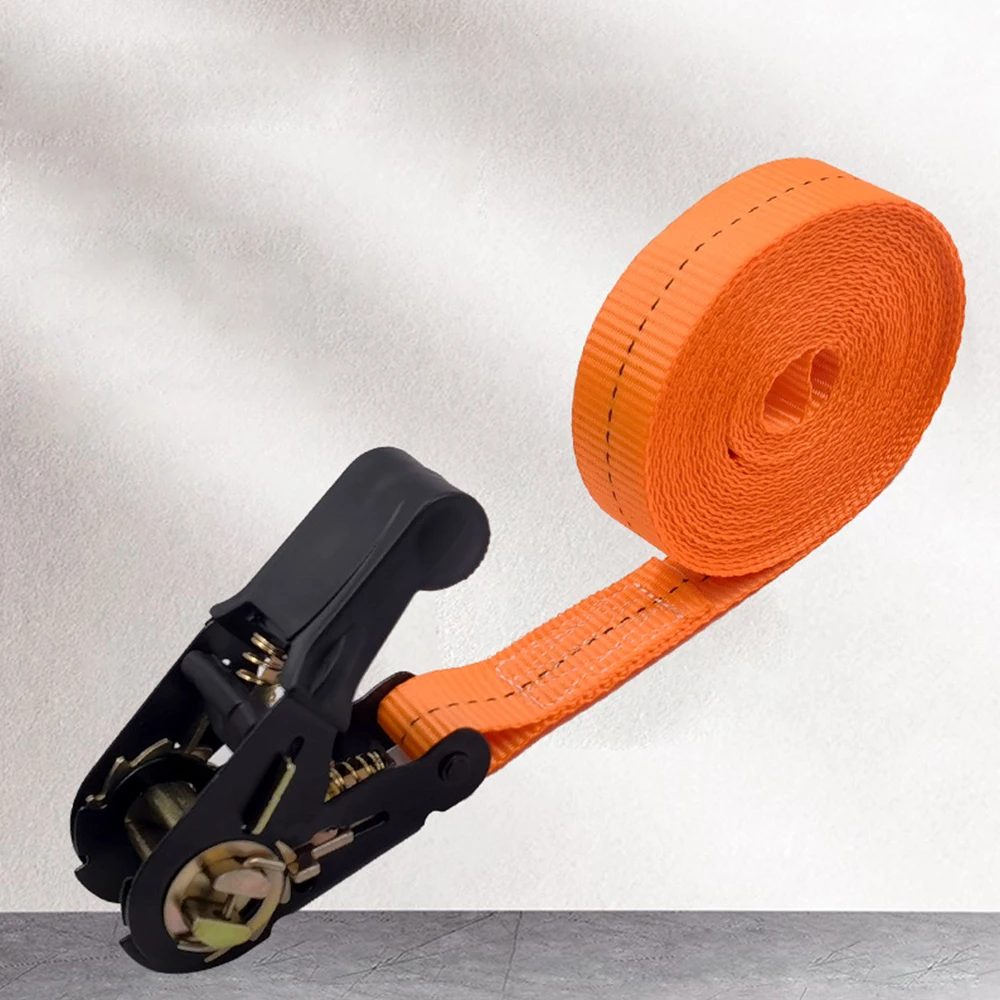 Fixed Strap Adjustable Ratchet Strap Metal Buckle with Claws Rope Tightener Sturdy Car Tightening Band Car