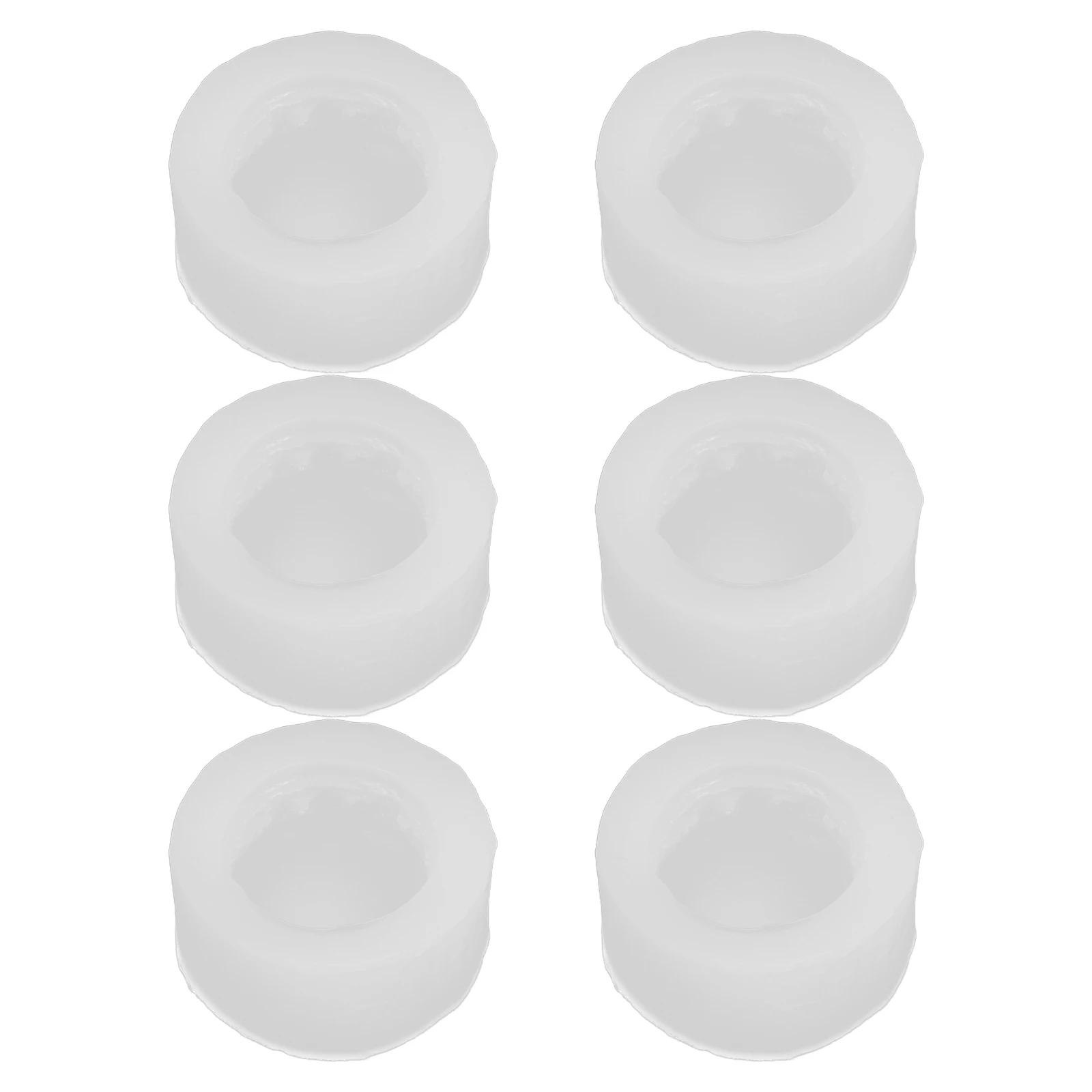 6 Stück Macaron Silikonform Cupcake Tassen Formen Backformen Transparente Herstellung