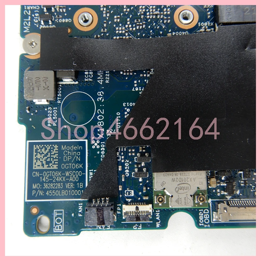 Imagem -04 - Placa-mãe Portátil para Dell Inspiron Cn09m39p 0gt06k 198271 I5-1135g7 I7-1165g7 Cpu 8gb Ram 16gb Ram Mainboard para 7306 2n1