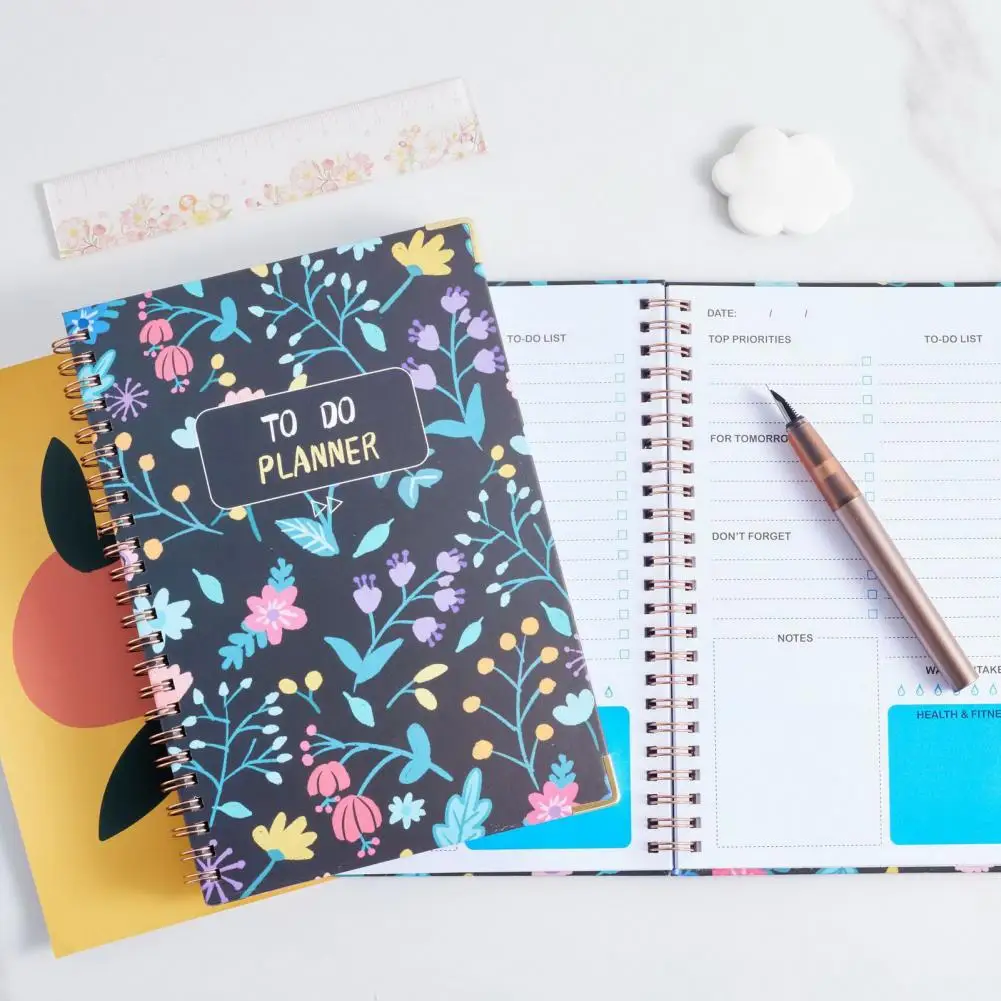 Burr ที่มีประโยชน์ฟรี2023ปฏิทินการออกแบบ Do Planner Daily สมุดจดวางแผนเดือนป้ายดัชนีหนังสือกำหนดกว้างใช้สำหรับสำนักงาน