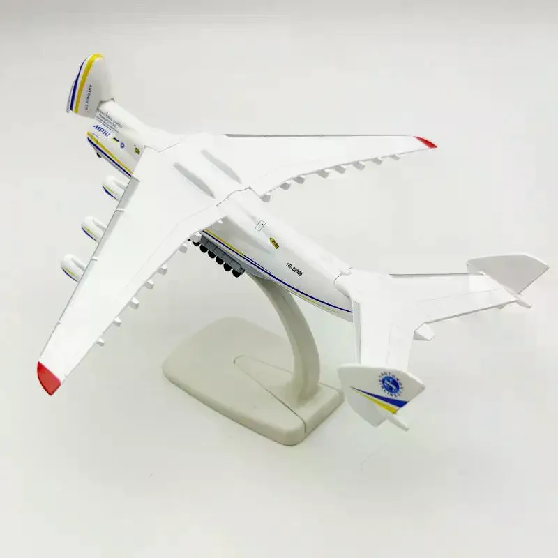 1 Set 20CM Antonov AN-225 Mriya Ukrainian Transport Plane Model Hatch Can Be Opened Metal Alloy Diecast Miniature Airplane
