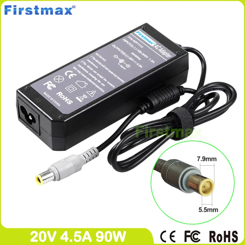 

20V 4.5A 90W ac adapter 92P1111 92P1112 40Y7709 40Y7710 laptop charger for Lenovo ThinkPad Edge 13" 14" 15" E120 E125 E130 E135