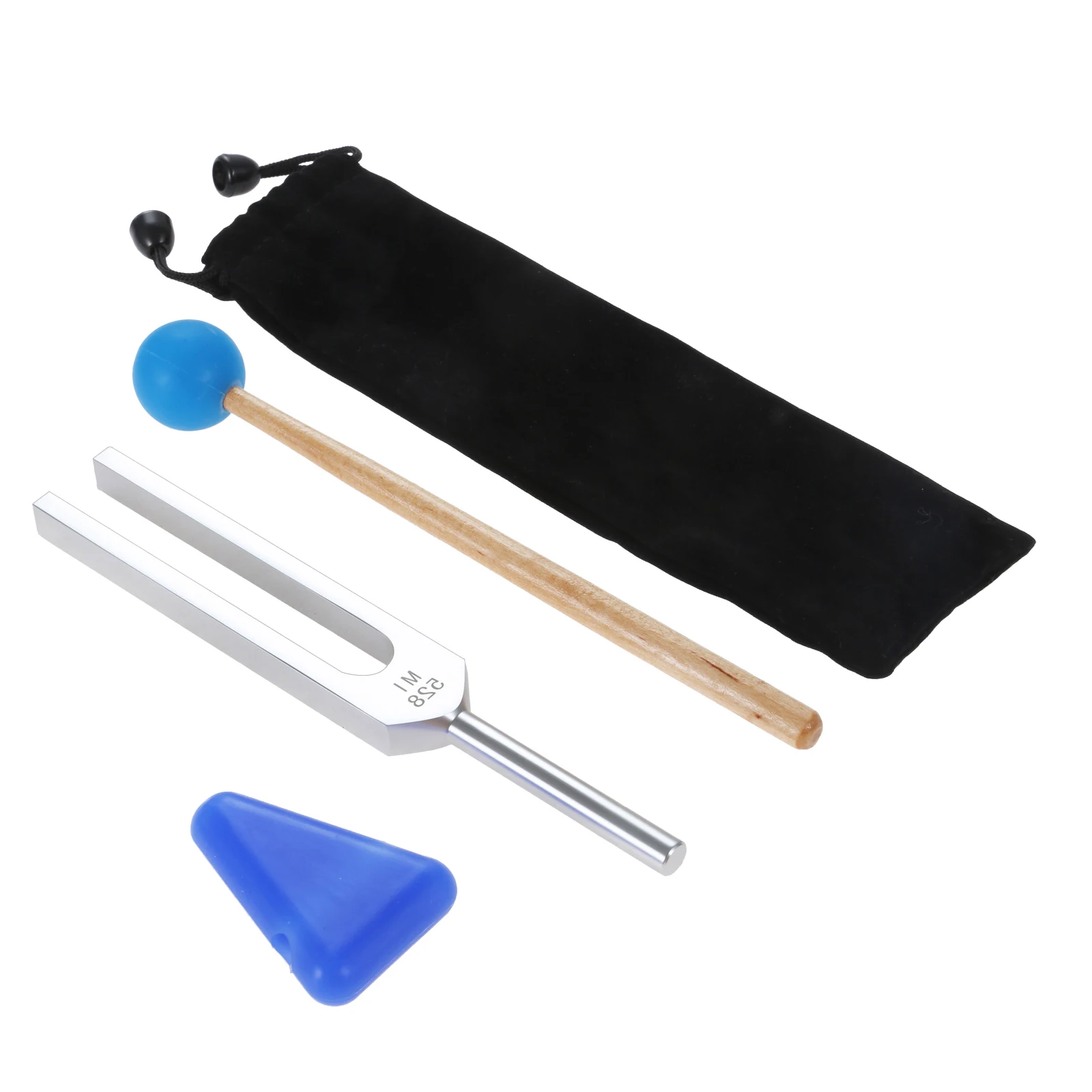 528/512/4096/432/440/ Hz Tuning Fork Kit for Healing/Reliever Stress/Sound Therapy/Musical Instrument/Yoga with Hammer and Bag