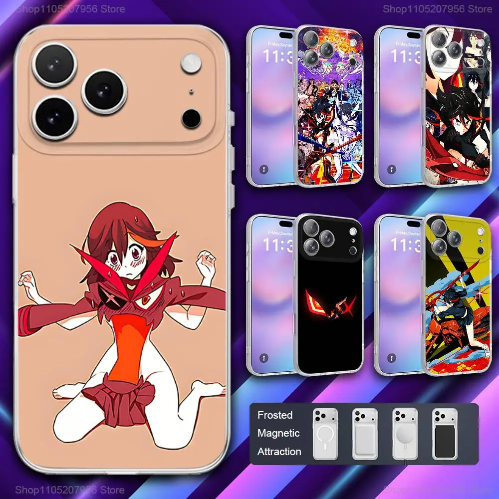 K-kill la Anime kill For iPhone 11,12,15,14,13,17,16,Pro,Plus,E,Max,Air,Mini Magnetic Frosted Cover Phone Case