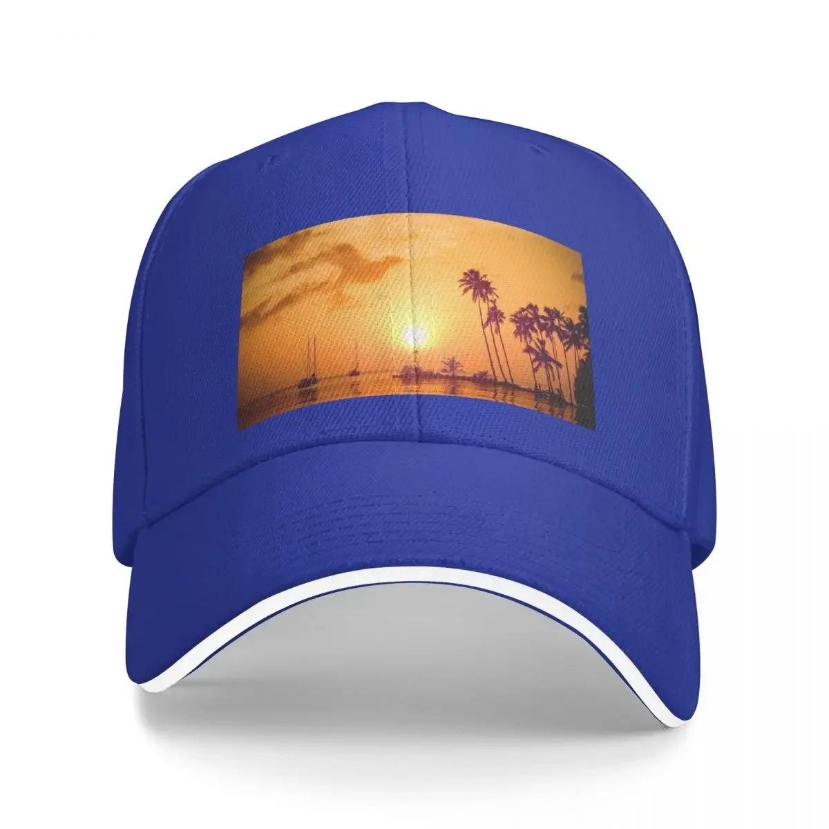 

Tropical Sunsets Baseball Cap Christmas Hats Hiking Hat Women Beach Fashion Men'S