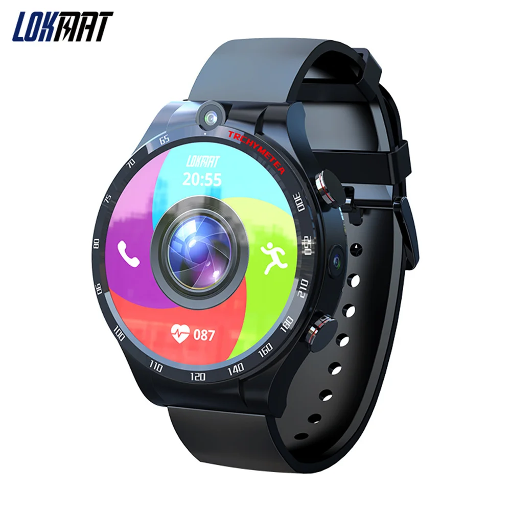 LOKMAT APPLLP 4 fashion  men smart watch futuristic Silicone strap Touch Screen Android Fitness Tracking Call Reminder watch