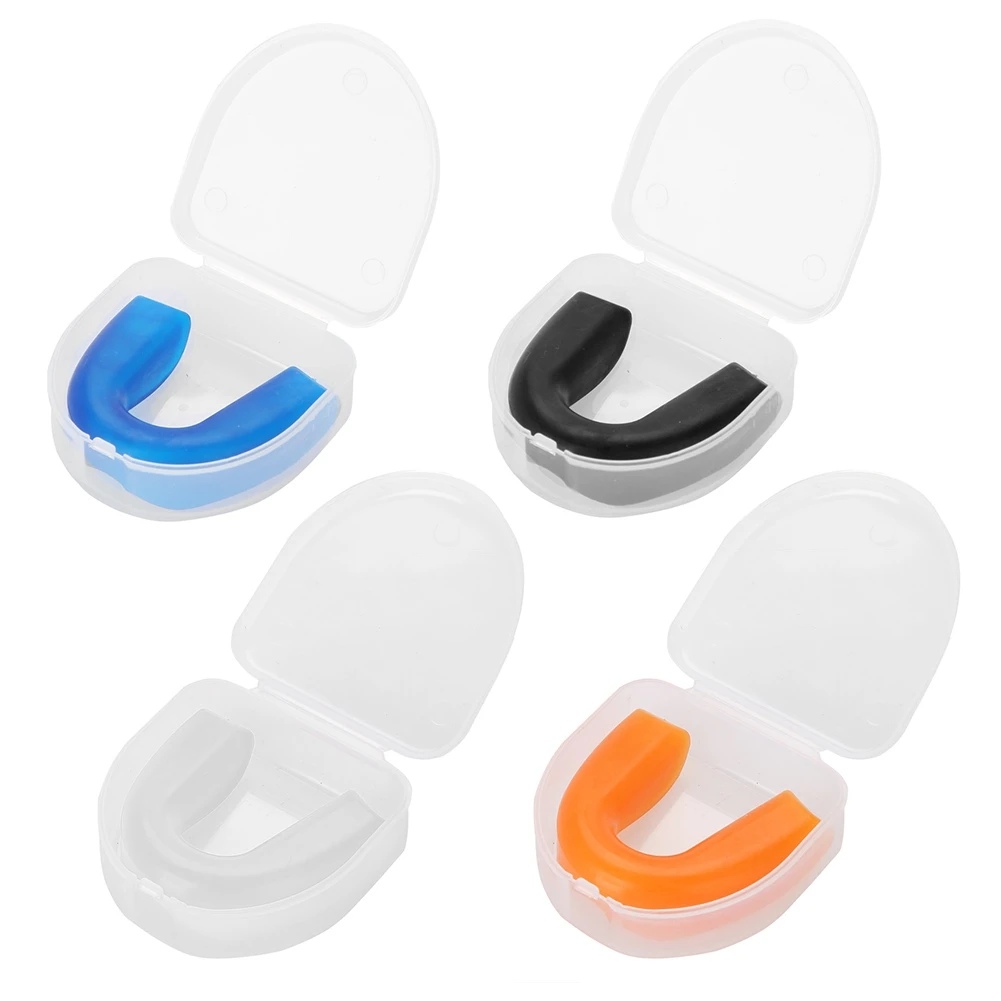 1Pcs Sport Mouth Guard Teeth Protector Adults Mouthguard Tooth Brace Teeth Protector For Exercise Karate Boxing Protection Tool