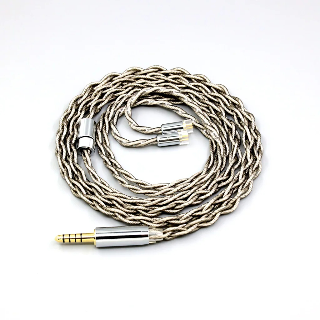LN007920 99% pur argent + graphène plaqué argent bouclier écouteur câble pour UE11 UE18 pro QDC Gemini-S Anole V3-C V3-S