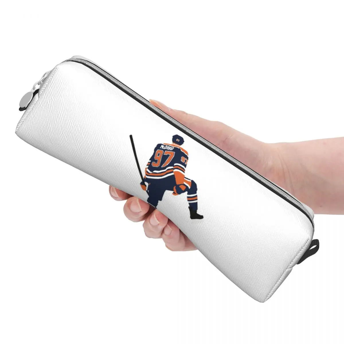 كونور ماك ديفيد 97 لمحبي إدمونتون أويلرز مقلمة سعة كبيرة أكياس القلم صندوق القلم القرطاسية قلم رصاص الحقيبة حقيبة مستحضرات التجميل