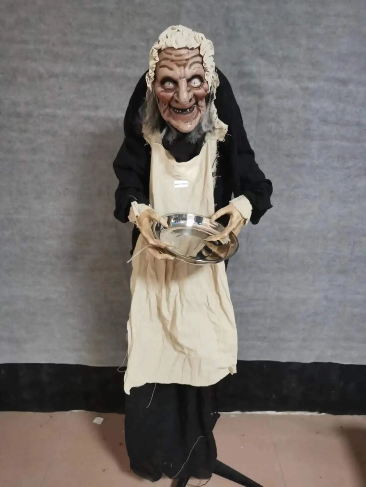 

Electric luminous witch halloween horror decorative props haunted house secret room haunted party toy ornaments wholesale