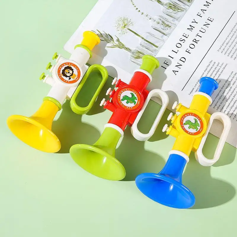 Whistle Horn Trumpet: Adorable Multicolor Kid's Musical Toy, Excellent Game And Learning Aid For Montessori Education