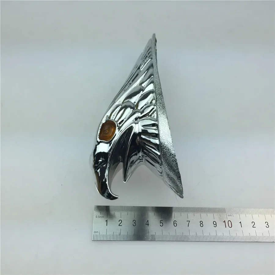 1pcs Motorcycle Electric Car Front Fender Decorative Plating Eagle Head Option Parts Logo