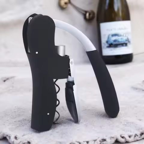 Wine Bottle Opener Quick Easy Press Corkscrew for Home Kitchen Party Outdoor Bar Accessories Wine Opener Tool Kitchen Gadgets
