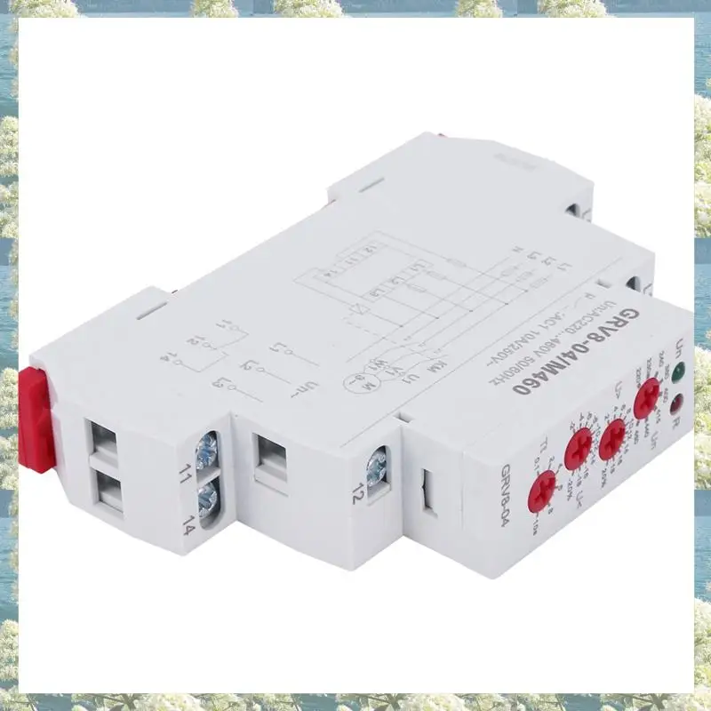 

Best Of 2025-3X GRV8-04 M460 3-Phase Voltage Monitoring Relay Phase Sequence Phase Failure Protection Voltage Control Relay