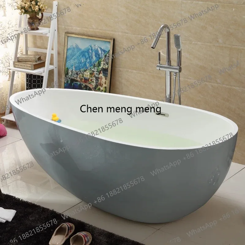 Local tyrant gold bathtub independent simple home hotel B & B acrylic color seamless integrated bathtub