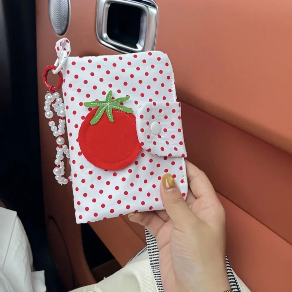 

Purse Multifunctional Passport Bag Ticket Holder Tomato Travel Wallet Card Case Airplane Check-in Storage Card Bag Women