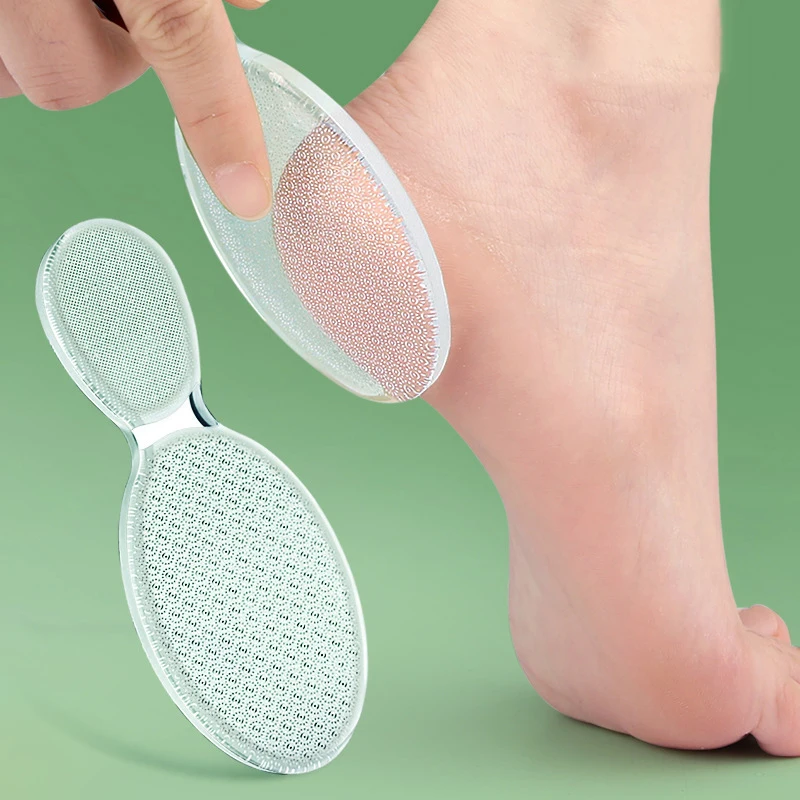 Nano vidrio de doble cara para pies, lima de talón, eliminador de callos de piel muerta dura, exfoliante, cuidado de pedicura, herramienta para pies suaves