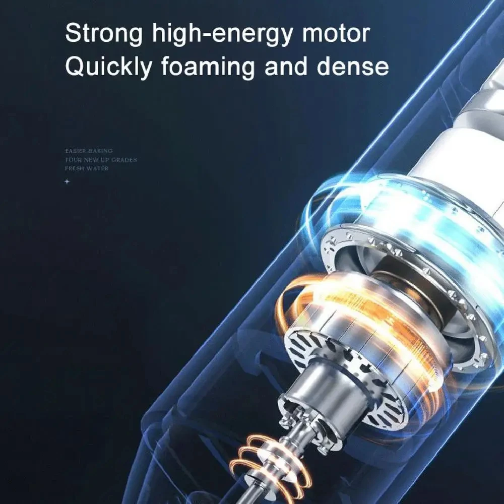 مضرب البيض اللاسلكي، خلاط كهربائي، رغوة الحليب المحمولة، ماكينة القهوة المحمولة، خلاط طعام المطبخ المنزلي 3 سرعات