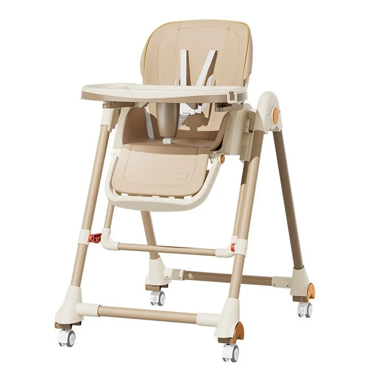 كرسي طعام متعدد الوظائف للأطفال قابل للطي للمنزل، طاولة طعام محمولة للأطفال، كرسي أطفال كراسي عالية #5