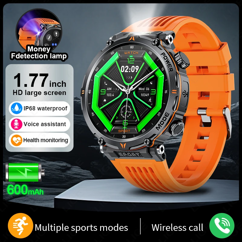 LIGE 2025 Men's Smart Watch 1.77