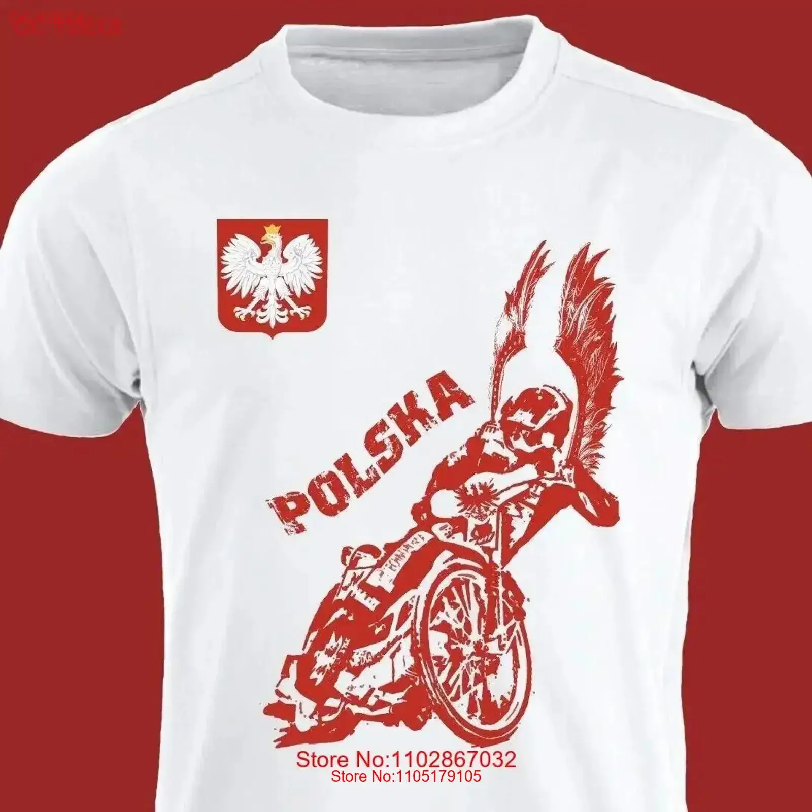 تي شيرت بولندي سبيدواي žużel Polska زيلزولكا بولندا جودلو بولندي أورزيل PL عتيق ملابس الشارع الشهير غير رسمية #1